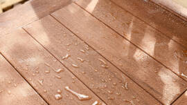 WPC DECKING WATER RESISTANT