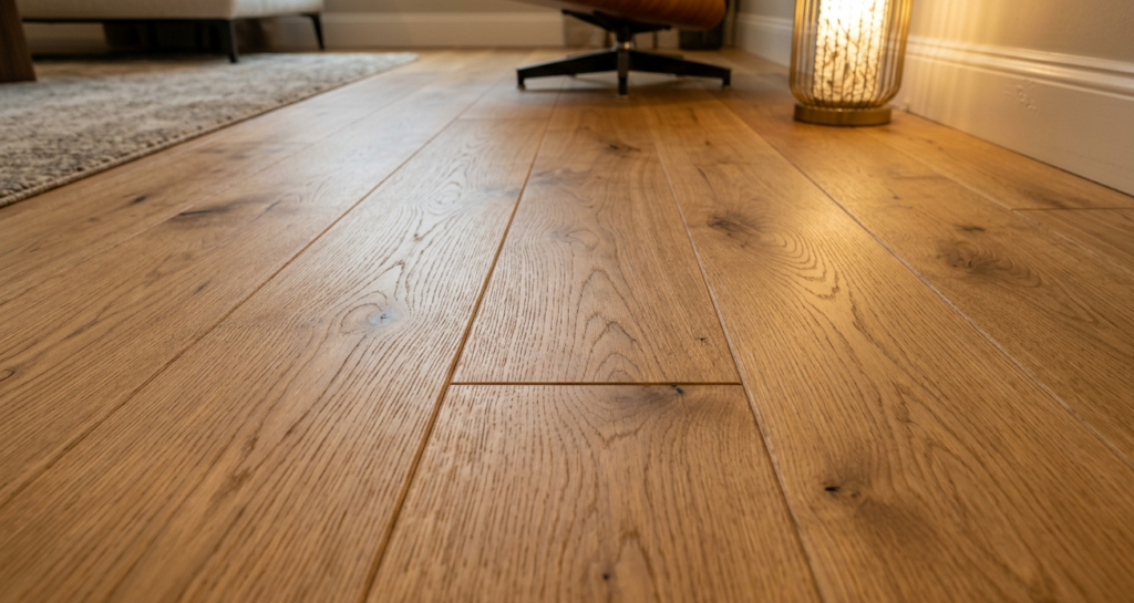 solid wooden flooring natural oak premium finish