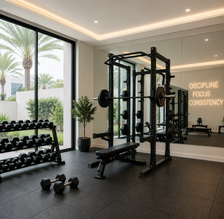 private home gym setup